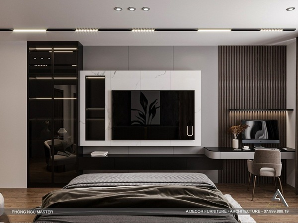Thiết kế phòng ngủ master - Nội Thất A Decor - Công Ty TNHH Kiến Trúc - Nội Thất A Decor